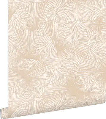 Obrázok produktu pre ESTAhome tapeta 3D vzor listy béžová 53 cm x 10,05 m