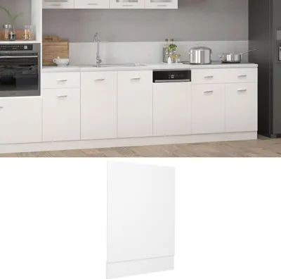 Obrázok produktu pre vidaXL Obal na umývačku riadu Lyon biely 45x3x67 cm Materiál na báze dreva