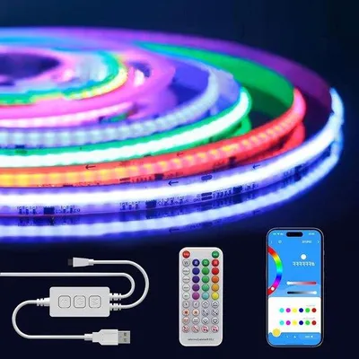 Image de Ruban LED changeant de couleur, 2 m, avecmusicale