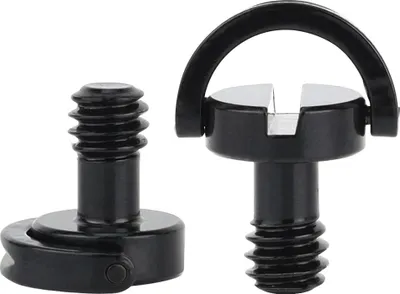 Zdjęcie produktu dla Śruba fotograficzna 1/4" z uchem D-Ring do kamer aparatów pasków montażowa