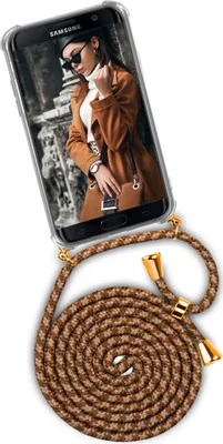Produktbild von TWIST-Case + TWIST-Cord für Samsung Galaxy S7 Edge, Farbe:Paris 1896 (Gold)