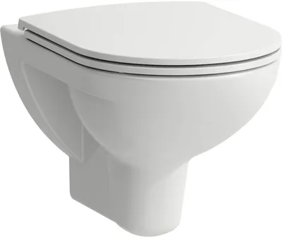 Produktbild von Laufen Wand-Tiefspül-WC Pro Packs H866951 – spülrandlos 36×53 cm weiß