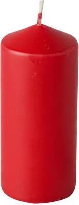 Produktbild von Papstar Stumpenkerzen Rot 90/40mm 10er