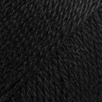 Image de Drops Alpaca Uni Colour 8903 Fil à tricoter noir