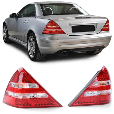 Obrázek produktu pro Zadní světla LED, levé/pravé, červená, pro Mercedes SLK R170, rok výroby 1996-2004
