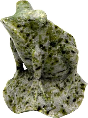 Immagine prodotto di Casa Padrino scultura di rana in pietra naturale 10 x 9 x H 10,5 cm - Decorazione in pietra - Realizzata a mano