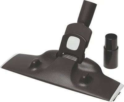 A vacuum cleaner attachment and adapter are shown against a white background.