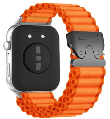 Obrázek produktu pro Nylonový outdoorový řemínek pro Huawei Watch Fit 4 Pro / Fit 4 / Fit 3 – náhradní, oranžový