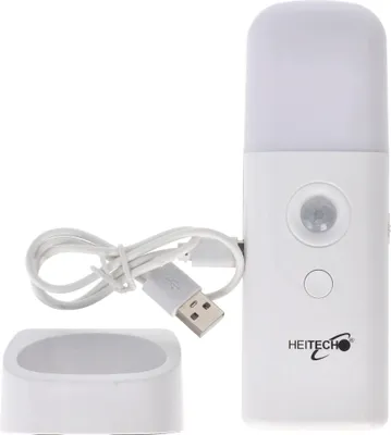 Zdjęcie produktu dla Światło orientacyjne LED i latarka, funkcja 2 w 1, ładowalne światło LED, z czujnikiem ruchu, ładowane przez złącze USB-C