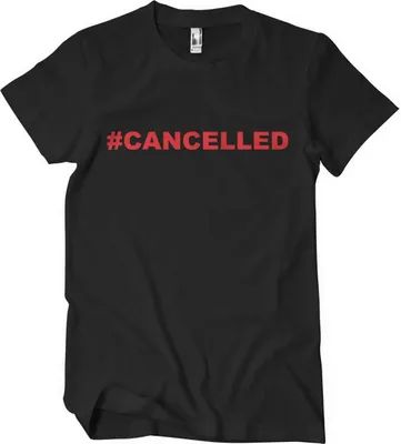 Produktbild von Cancelled T-Shirt - XX-Large - Black