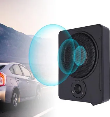Obrázok produktu pre Subwoofer do auta pod sedadlo, čierny