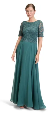 Produktbild von Vera Mont Damen Abendkleid mit Spitze 46, Dark Emerald