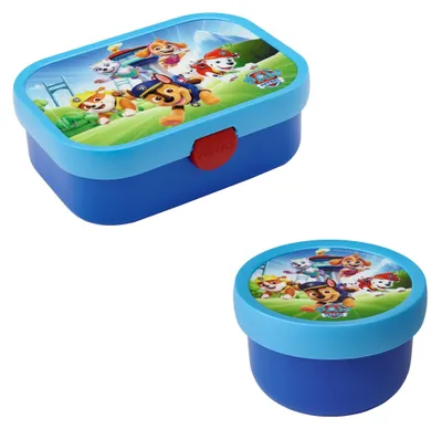Bento-Box-Set 300+750 ml, Paw Patrol, BPA-frei, spülmaschinenfest