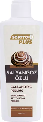 Immagine prodotto di Softto+Plus Peeling all'estratto di lumaca - Pulizia profonda per una pelle luminosa - 200ml