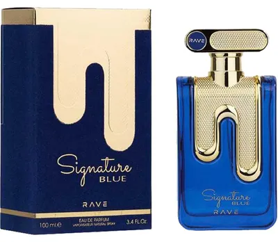Imagen del producto de Rave Signature Blue Eau de Parfum Hombre 100 Ml | Perfume Árabe Original