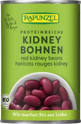 Obrázek produktu pro RapunzelČervené fazole Kidney ve slaném nálevu (400g), 105144