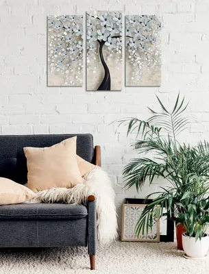 Produktbild von Wallity, UC114- GWN1313, Bunt, Leinwandbilder, 20 x 40 cm, 60% Baumwolle / 40% Polyester