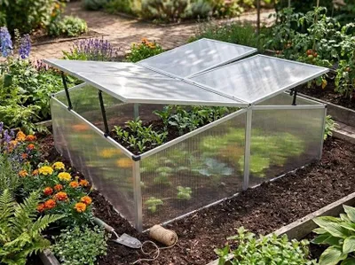 Produktbild von Aluminium Frühbeet PLANTBOX XXL Frühbeetkasten Gewächshaus Treibhaus