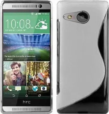 Produktbild von Cadorabo Schutzhülle für HTC ONE M8 MINI Hülle in Transparent Handyhülle Case TPU Silikon Etui