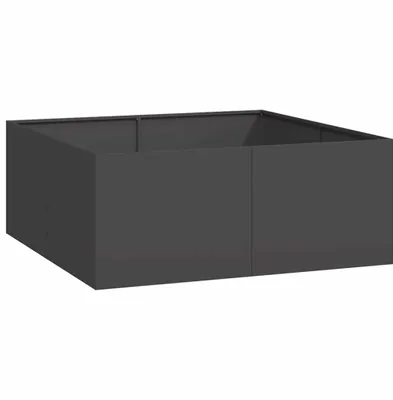 Zdjęcie produktu dla vidaXL Sadzarka czarna 100x100x40 cm stalowa