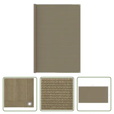 Zdjęcie produktu dla The Living Store Dywan namiotowy 250x450 cm Taupe