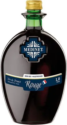 Produktbild von Medinet Rouge halbtrocken | 12,0 % vol | 1,0 l