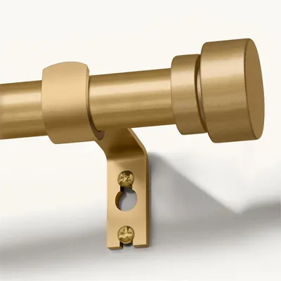 Imagen del producto de Solidchoice - Barra para cortinas ajustable, color dorado, de 80 a 292 cm, para una instalación sencilla