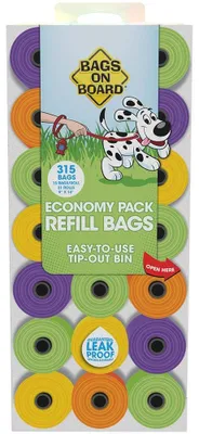 Productafbeelding van Hondenpoepzakjes, stevig, lekdicht, 22,9 x 35,6 cm, 315 stuks, meter