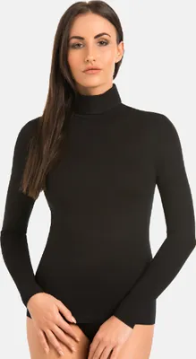 Immagine prodotto di Teyli - Maglia dolcevita in viscosa a maniche lunghe per donna Evelyn Female 179252 nero S