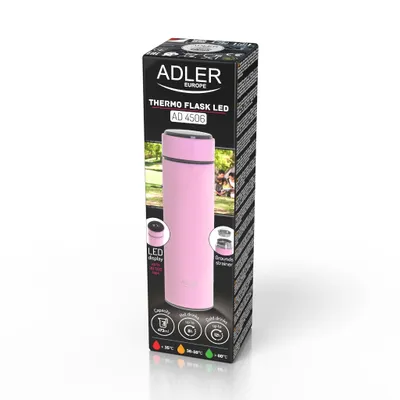 Image de Adler | Thermal Flask | AD 4506p | Material Stainless steel/Silicone | Pink