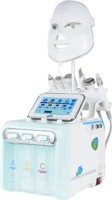 Produktbild von Gesichtreinigungsgerät, 7 in 1 Behandlung, nicht-invasive Dermabrasion, 7 in 1 grün