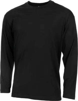 Produktbild von MFH US Shirt, langarm, 170 g/m², schwarz