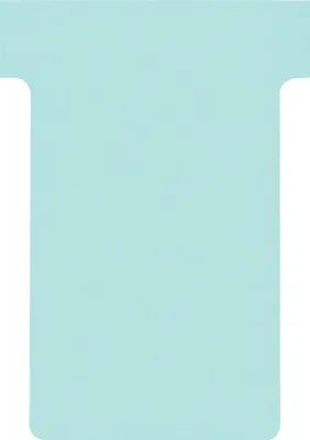 Produktbild von nobo T Karten Größe 3 / 92 mm 170 g/qm blau 100 Karten