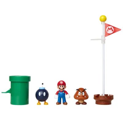 Produktbild von Nintendo 6,5 cm Acorn Plains Diorama Set - Fanartikel