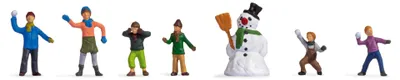 Produktbild von NOCH Kinder im Schnee, N (1:160), Mehrfarbig
