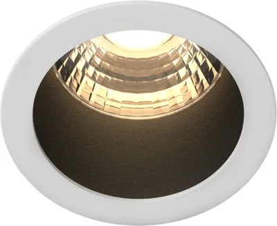 Produktbild von Maytoni LED Einbaustrahler 9W, 700lm warmweiß, rund Ø6cm weiß/schwarz IP20