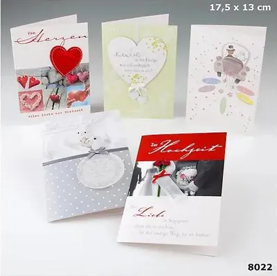 Produktbild von DEPESCHE Klappkarten zur Hochzeit 0 0 0