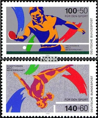 Produktbild von Briefmarken BRD (BR.Deutschland) 1989 Mi 1408-1409 (kompl.Ausgabe) postfrisch Sporthilfe