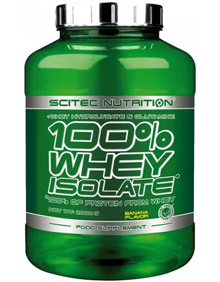 Immagine prodotto di Scitec Nutrition 100% Whey Isolate 2000 g cioccolato-noci / Isolati di siero di latte / Delizioso isolato di siero di latte di altissima qualità arricchito con glutammina e idrolizzato di siero di latte