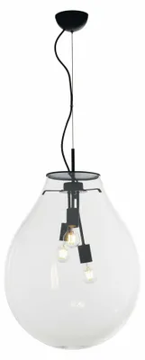 Produktbild von FANEUROPE Azuma Pendelleuchte, transparent, 3xE27, 48x196,2 cm