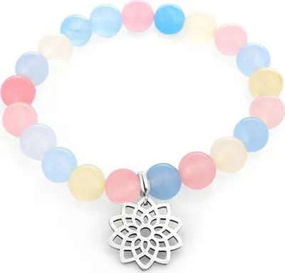 Image de Bracelet en perles de morganite MINK96/17