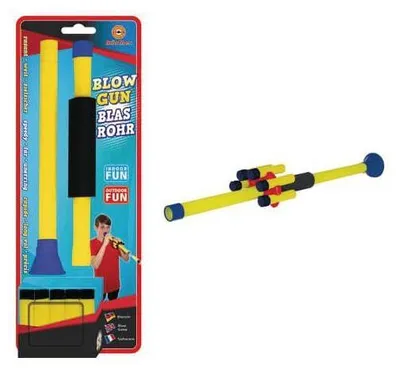 Image de Sarbacane Blow Gun avec 5 fléchettes souples