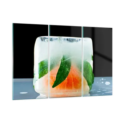 Produktbild von Bilder auf glas - Gefroren frucht dessert bio - 165x110cm - Glasbilder - Wandbilder - Kunstdruck - zum Aufhängen bereit - Wanddekoration aus Glas - Glas Bilder - Wandbild auf Glas - GCE165x110-2249
