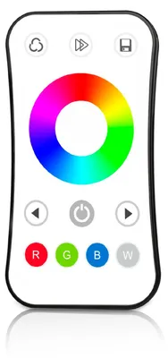 Imagen del producto de Mando a distancia inalámbrico para iluminación de saunas Harvia, con tecnología RGBW, 1 zona, 10 programas de luz | LR-1Z