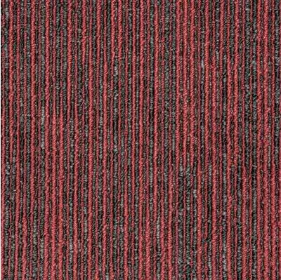Produktbild von Teppichfliese Schlinge Ambition 120 rotgrau 3 mm 50x50 cm