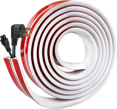 Immagine prodotto di Guisciaio semilavorato bianco autoadesivo per cavi, sezione 40 x 10 mm - 8 m - per la protezione e la gestione dei cavi