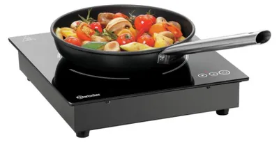 Obrázok produktu pre Bartscher 201TC, Čierna, Vstavaný, 32 cm, Indukčná varná doska so zónami, Sklo, 1 zone(s)