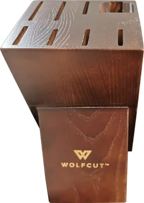 Produktbild von Messerblock aus Walnussholz von WOLFCUT