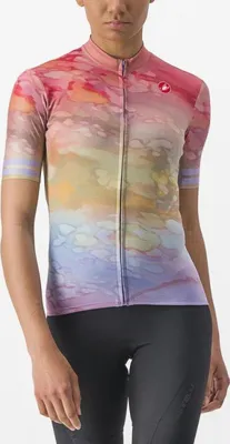 Produktbild von CASTELLI Kurzarm Fahrradtrikot - MARMO - Lila M