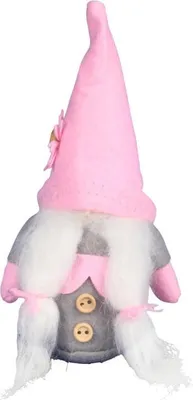Produktbild von Oster-Koboldmädchen mit Zöpfen, 15 cm, Rosa